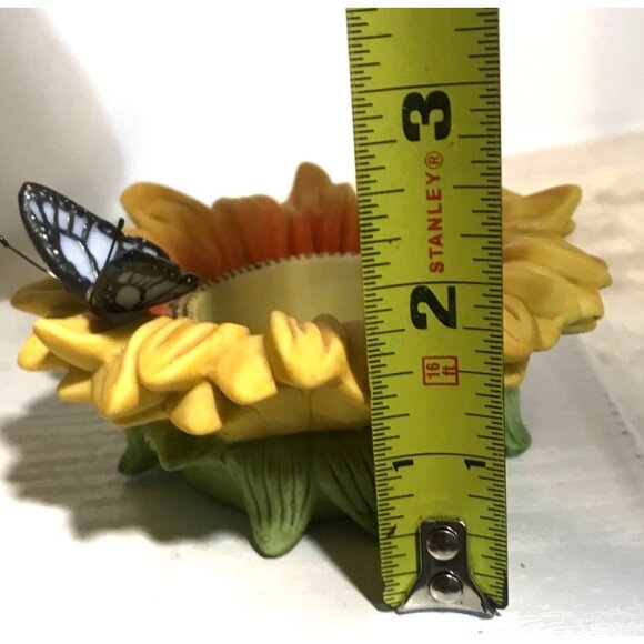 Partylite Sunflower Buddies Votive Candle Holders Butterfly & Ladybug Accents - Picture 14 of 14